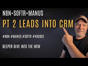 Data into CRM 🚀 N8N + Manus + Softr