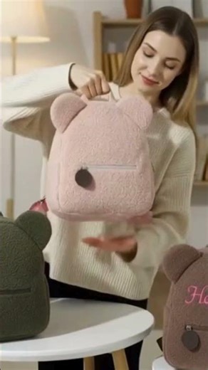 The Cutest Gift Ever? 🧸 Personalized Teddy Bear Backpacks for Toddlers! #etsyfinds #smallbusiness