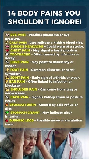14 Body Pains That Could Mean Something Serious