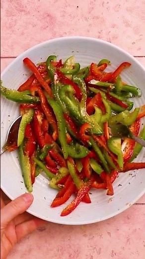 Perfect Herby Air Fryer Bell Peppers