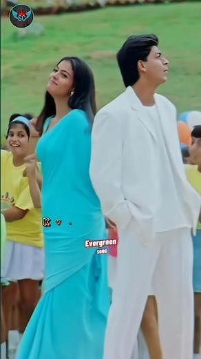 Ladki Badi Anjani Hai 🥀🤍 Shah Rukh Khan, Kajol | Kumar Sanu, Alka Yagnik #kuchkuchhotahai #shorts