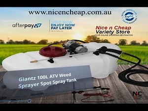 Giantz 100L ATV Weed Sprayer Spot Spray Tank