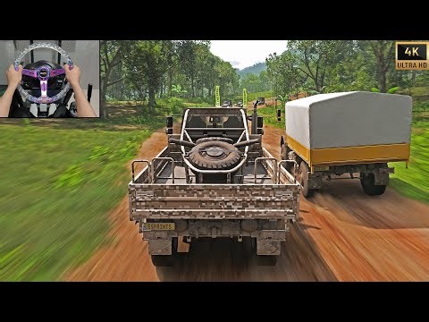 2400HP Military Truck VS Unlimited Offroad Trucks | Forza Horizon 5 Steering Wheel