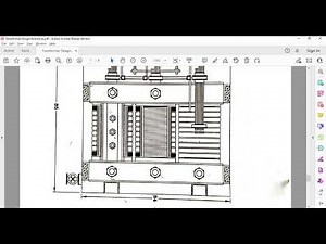Design of Transformer using AutoCAD part I