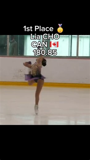 thats the last of the results of the cranberry cup 2026! congrats to Lia! #figureskating #Liacho