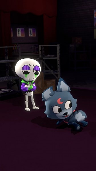 If I tried to catch my tail, would you watch? 💜 | Dandy’s World