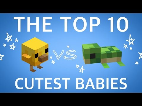 Top 10 *CUTEST* New Minecraft Baby Mobs!!🐥