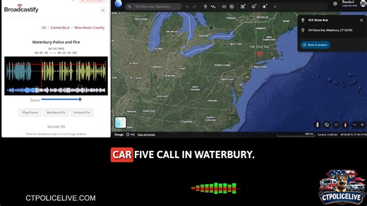 🔥 3-ALARM FIRE – WATERBURY 📍 Location: 104 Store Ave, Waterbury 🏢 Scene: Bailey’s Café (formerly Barley Corn Irish Café), part of a small strip mall. 🚒 Details: Firefighters responded to a 3-alarm blaze this morning. The building sustained significant damage as crews worked to contain the flames and prevent further spread. ⚠️ No injuries reported. 🔥 Cause under investigation by Waterbury Fire Marshal’s Office. 📅 Date: Friday, October 31, 2025 – 9:15am 🎧 Scanner Live: Waterbury Police and 