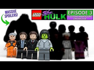 LEGO SHE-HULK Episode 3 Custom Minfigure Showcase