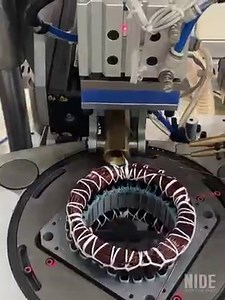 Automatic motor manufacturing- 4 stations stator lacing machine This motor stator coil lacing machine is suitable for induction motor stators manufacturing. It adopts a four-station wire binding station design. After the stator coil lacing, the tying line is heated at high temperature. It is highly automated, improves production efficiency and reduces labor costs. With the development of society, electric rolling shutter doors with electric take-off and landing have been widely used in indoors, 