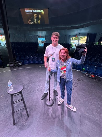 12K views · 407 reactions | Soundcheck at the Cape Cod Melody Tent We're alllll sold out tonight, Cape Cod! See you soon for some fun 拾 #kathleenmadigan #daydrinkingtour | Kathleen Madigan | Facebook