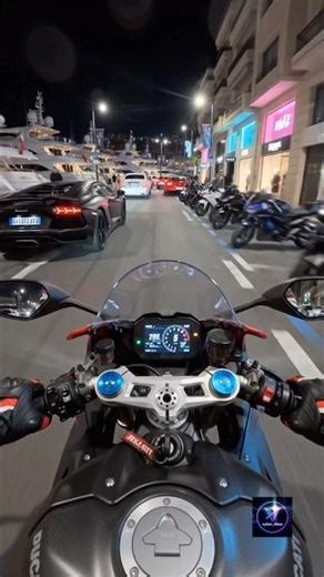Monaco Night Run to Sunrise Sprints 🏁 | POV #shorts