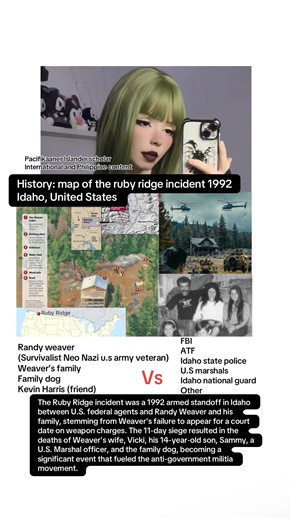Map of the ruby ridge incident 1992 #history #geography #map #maps #mapper #mapping #cartography #fact #facts #interestingfacts #interesting #fyp #meme #memes #dankmemes #dailymemes | Timothy Faenconi