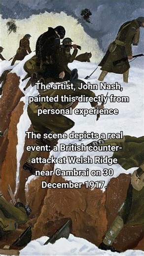 PTSD on a Canvas | Over the Top (1918) by John Nash #art #arthistory #painting #history