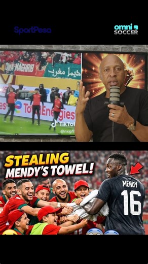 Omniaudio on Instagram: "“Why would anyone even want Mendy’s towel?” wonders Benedict 'Tso' Vilakazi. “Maybe it was an attempt to throw him off during the AFCON 2025 final.” Whatever the reason, it certainly added drama to an already intense match. @sportpesa_sa #betwaypremiership #foryoupage #reels #soccer #football #fyp #fypシ゚ #SPORTSonFACEBOOK #betwaypremiership2025 #bafanabafana #afcon25🇲🇦 #reels"