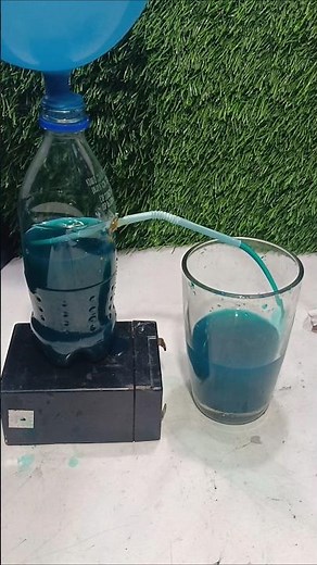 Science project || Air Pressure experiment with water and bellone