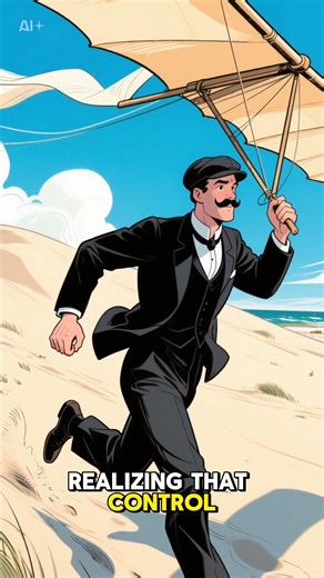 The First Airplane Almost Failed — Until This Moment #invention #wright brothers #history #viral