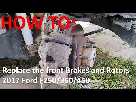How To - Replace Front Brakes and Rotors Ford F250