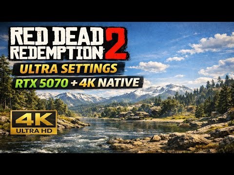Red Dead Redemption 2 Ultra Settings | RTX 5070 | Native 4K (No DLSS)