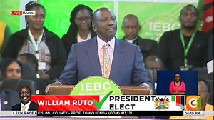 Proverbs 3:5 Trust in the LORD with all your heart, and lean not on your own understanding; 6. in all your ways acknowledge Him, and He will make your paths straight. When an elected president acknowledges the prayer warriors of the land for praying him through,the Land is hopeful.... CONGRATULATIONS PRESIDENT ELECT WILLIAM RUTO | Prophet Allan Jomba