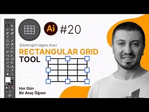 Adobe Illustrator "Rectangular Grid Tool" Nasıl Kullanılır? #20