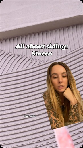 Ellie Ridge | ALL ABOUT SIDING starting with my frenemy the mega popular STUCCO 🫟 Pros? Inexpensive. Cons? Can be hiding something horrible | Instagram