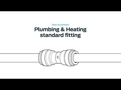 How to make a JG Speedfit standard push-fit fitting connection