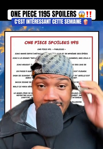 ONE PIECE 1195 spoilers : résumé et points clés
