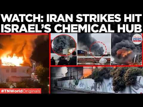 ISRAEL BURNS: Iran Missile Hits Chemical Hub, Toxic Smoke Chokes Beersheba