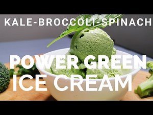 Kale Broccoli Spinach Power Green Ice Cream