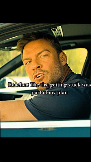 Reacher: The tire getting stuck was part of my plan#foryou #reacher #shorts