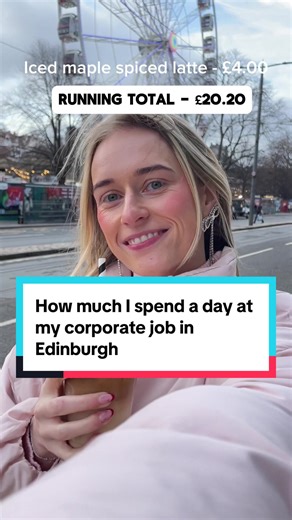 Is this average or expensive for one day? #edinburgh #whatispendinaday #corporatelife