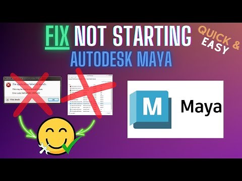Autodesk Maya Not Starting? How to Fix Launch Issues, Black Screen, Failed Startup – Full Tutorial