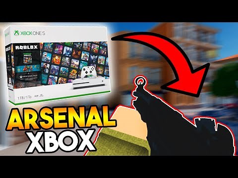 Playing ARSENAL On The NEW ROBLOX XBOX!