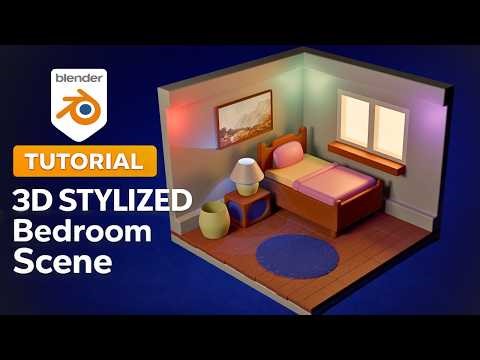 Create a Stylized 3D Bedroom in Blender (Beginner Friendly)