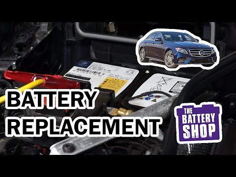 Mercedes-Benz E300c (2017) - New Battery Install