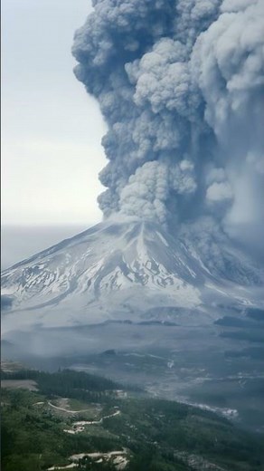 Mount St. Helens Eruption 4K | Massive Pyroclastic Flow in Washington State