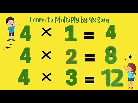 Multiply by 4s with MUSIC!