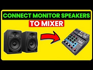 How To Connect Monitor Speaker To Mixer (How To Set Up Monitor Speaker To Mixer)