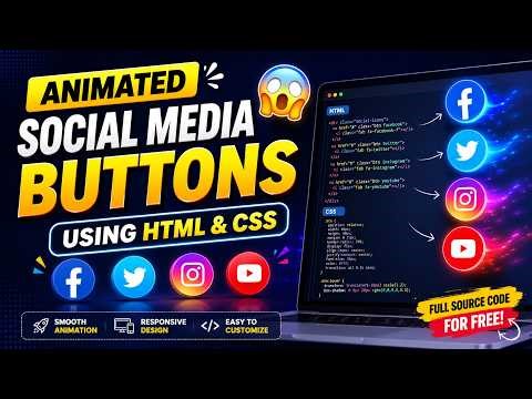 CSS Glowing Button - How to Design Glowing Button with Hover Effects [Pure CSS]