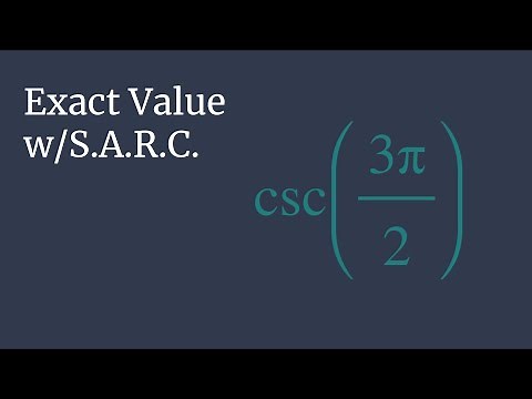 Exact Value of csc(3pi/2) - Unit Circle Survival Guide