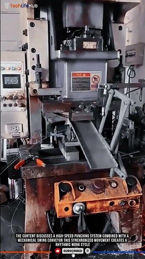 Innovation Punch Swing Conveyor: Fast Productivity, Rhythmic Motion, Automation #tech