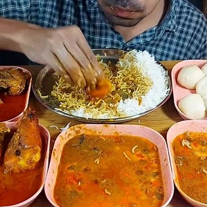 7.6M views · 130K reactions | spicy lunch-prawn curry,chicken leg curry,egg curry,fish curry ,sweets and rice ©Love to Eat | Entertainment 360 | Facebook