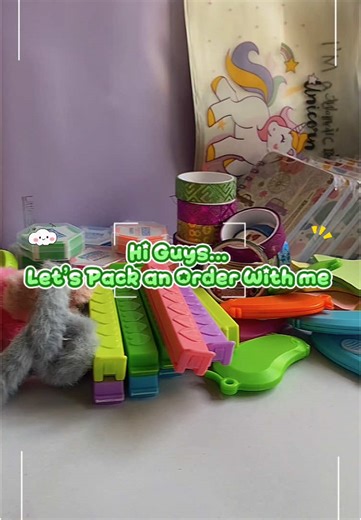 Pack an Order With Me | 010 #green #kawaii #cute #asmr #kawaii_pancha #packingorders #packing #stationery #asmrsounds #fypage #mystery #tiktok #haul #viral #chips