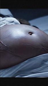 Alien belly expansion.#alien#woman#trending#belly#navel#bellybutton