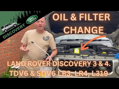 Land Rover Discovery 4 Oil & Filter change. 2.7 TDV6 3.0 SDV6 L319 LR3 LR4 Range Rover Sport L320