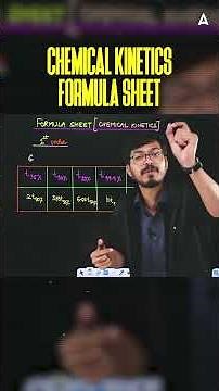 Chemical Kinetics Formula Sheet for NEET 2026 Chemistry | Hemant Sir