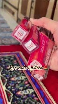 mos code lipstick💄 #subscribe #makeup #viral #beauty