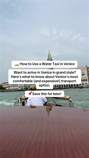 How to use the water taxi in Venice - useful info, costs and tips! 💡#venice #watertaxi #venezia #airporttransfer #veniceitaly