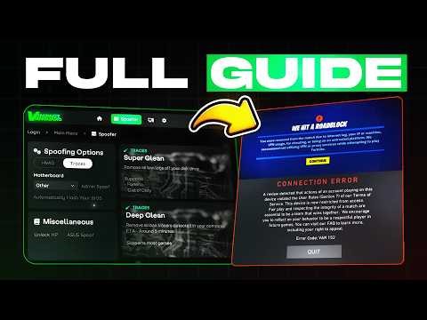 Full HWID Spoofer Guide - How To Get UNBANNED In Any Game..